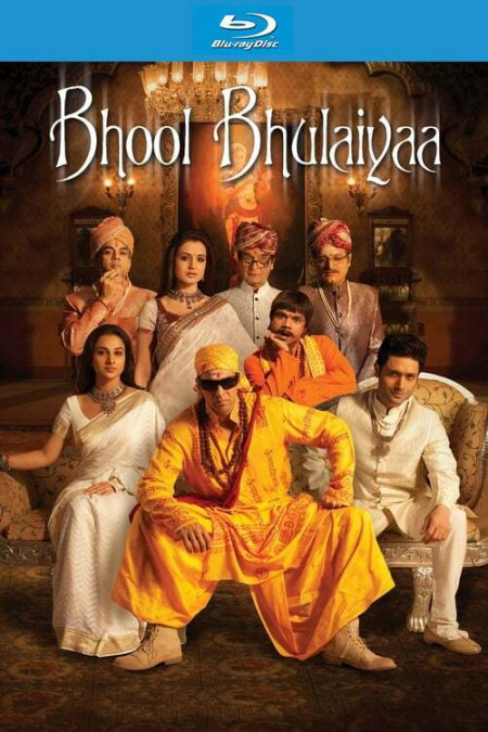 Bhool Bhulaiyaa 2007 Hindi 720p 10bit HEVC BluRay x265 AAC ESubs Full Bollywood Movie [850MB]