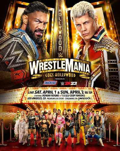 WWE WrestleMania 38 PPV 1st April 2023 HDRip 720p x264 Full WWE Special Show